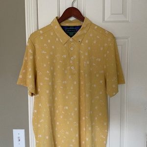William Murray Golf Polo - L - Yellow